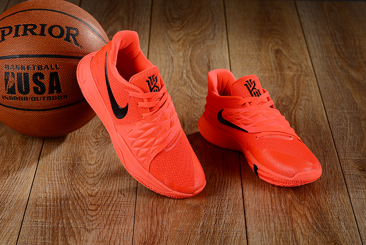 Men Nike Kyrie 4 Low Reddish Orange Shoes - Click Image to Close